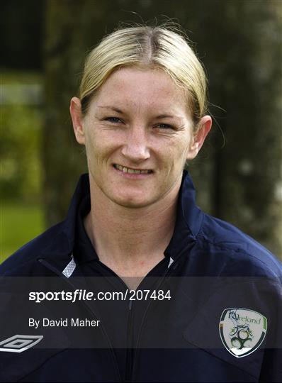 Photocall ahead of Women's FIFA World Cup 2007 qualifying game against Switzerland