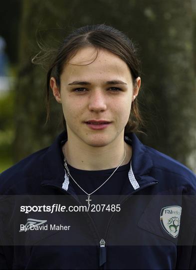 Photocall ahead of Women's FIFA World Cup 2007 qualifying game against Switzerland