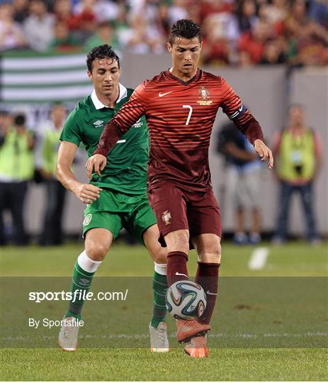 10 June 2014; Cristiano Ronaldo, Portugal. Friendly International, Republic  of Ireland v Portugal, MetLife …