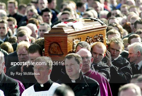 Funeral of Tyrone Footballer Cormac McAnallen