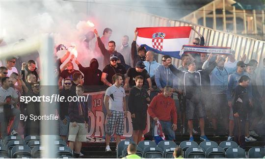 Hajduk Split fans ..UEFA Europa League Qualifying..Stoke City v