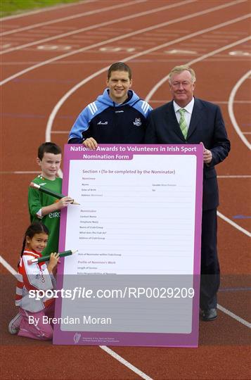 Call for nominations for National Awards to Volunteers in Irish Sport