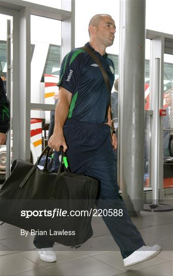 Republic of Ireland Team Depart for Germany