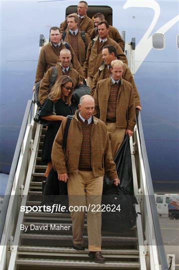 2006 Ryder Cup Team USA Arrive at Dublin
