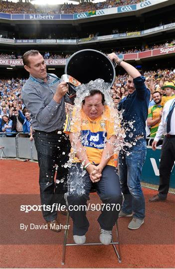 Supporters at the GAA Football All-Ireland Senior Championship Semi-Final