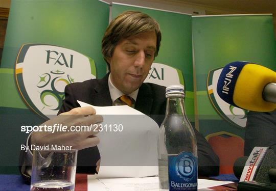 FAI Press Conference about the Premier League 2007 Season