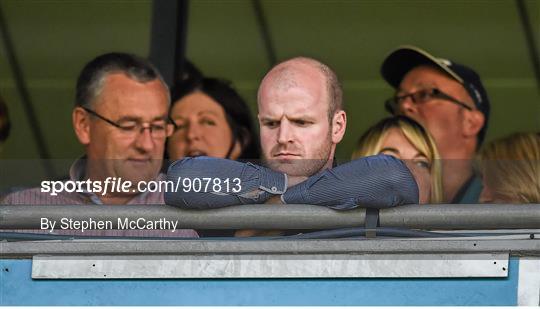 Supporters at the GAA Football All-Ireland Senior Championship Semi-Final