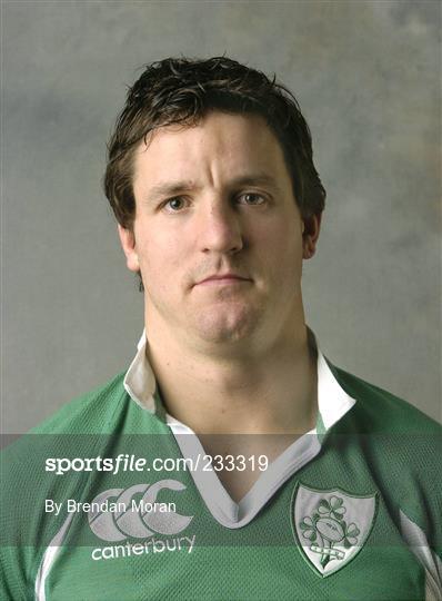 Ireland Rugby Squad Portraits 2007