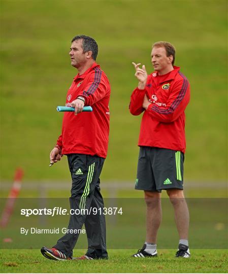 Munster Rugby Squad Training