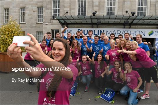 The Hughes Family at the SSE Airtricity Dublin Marathon Expo 2014