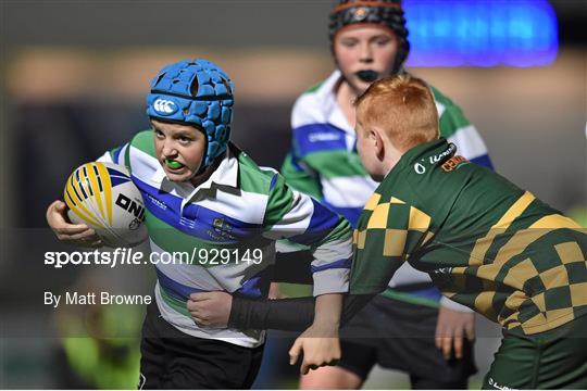 Bank of Ireland's Half-Time Minis at Leinster v Edinburgh - Guinness PRO12 Round 7