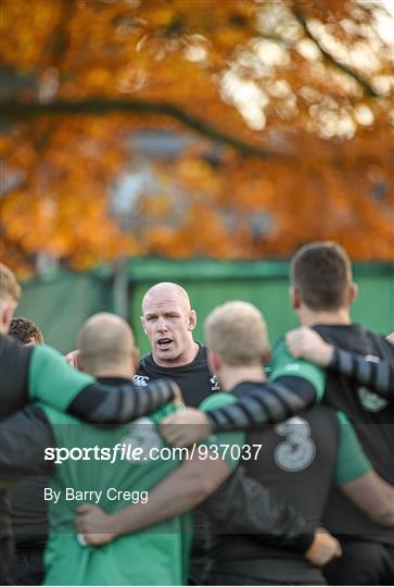 Ireland Rugby Squad Training - Tuesday 18th November