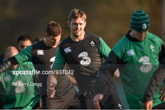 Ireland Rugby Squad Training - Tuesday 18th November