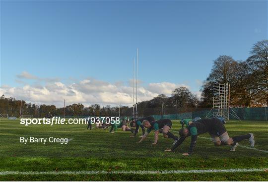 Ireland Rugby Squad Training - Tuesday 18th November