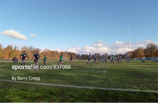 Ireland Rugby Squad Training - Tuesday 18th November