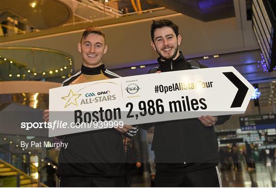 GAA GPA All Star Tour 2014, sponsored by Opel, Departs for Boston