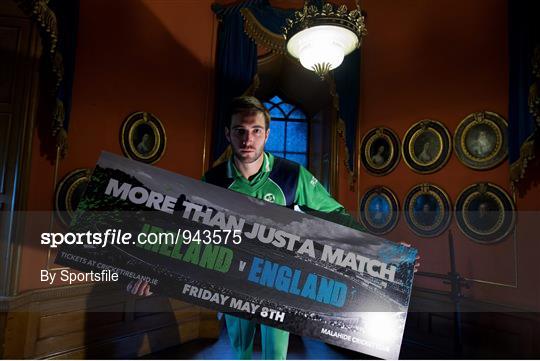 Be Part of the 10,000: Ireland Cricketers Launch Ireland v England ODI