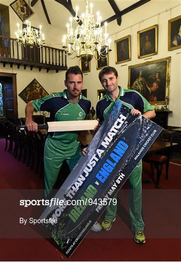 Be Part of the 10,000: Ireland Cricketers Launch Ireland v England ODI