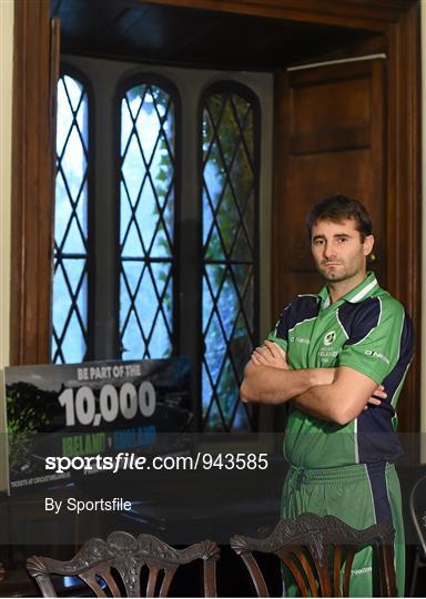 Be Part of the 10,000: Ireland Cricketers Launch Ireland v England ODI