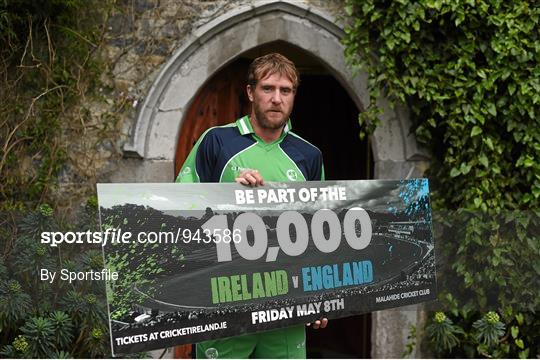 Be Part of the 10,000: Ireland Cricketers Launch Ireland v England ODI