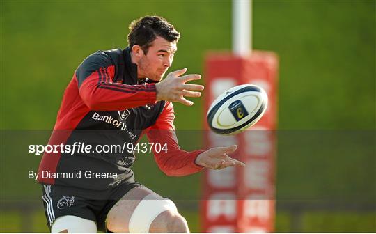 Munster Rugby Squad Training