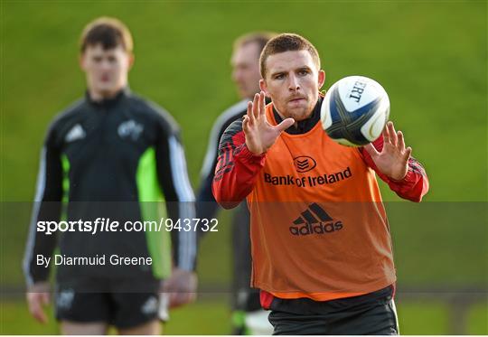 Munster Rugby Squad Training