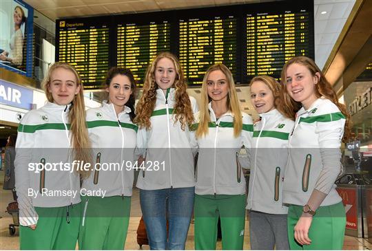 Irish Team Depart for the SPAR European Cross Country Championships