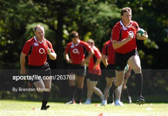 Ireland Rugby World Cup Squad Training