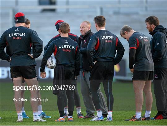 Ulster Rugby Squad Captain's Run