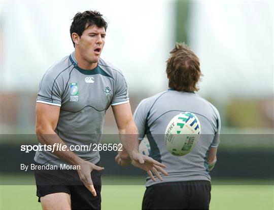 Ireland Rugby World Cup Squad Training - Tuesday 11th