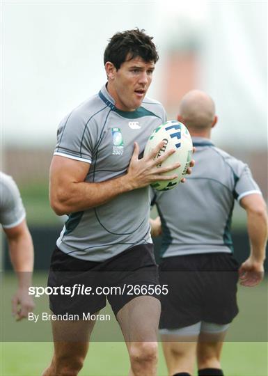 Ireland Rugby World Cup Squad Training - Tuesday 11th