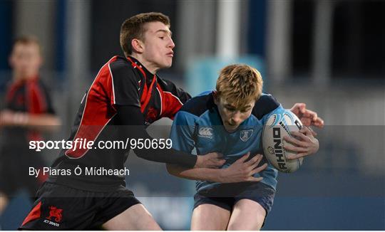 Wesley College v Newpark Comprehensive, Bank of Ireland Leinster Schools Fr. Godfrey Cup, 1st Round.