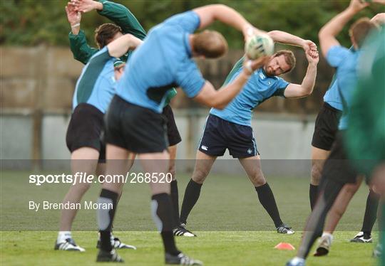 Ireland Rugby World Cup Squad Training - Tuesday 25th