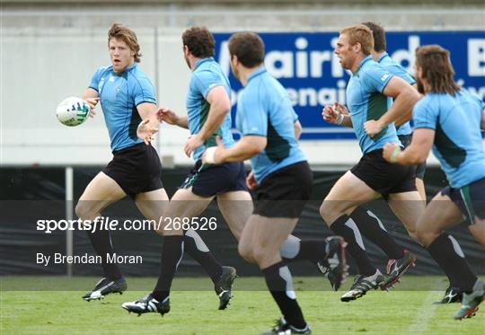 Ireland Rugby World Cup Squad Training - Tuesday 25th