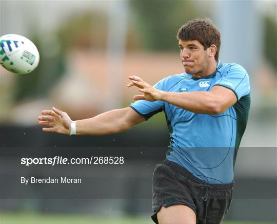 Ireland Rugby World Cup Squad Training - Tuesday 25th