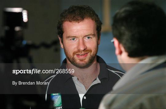 Ireland Rugby Squad Press Conference - Tuesday 25th