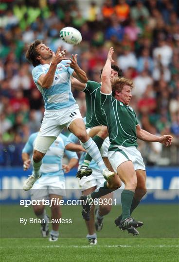 Ireland v Argentina - 2007 Rugby World Cup - Pool D