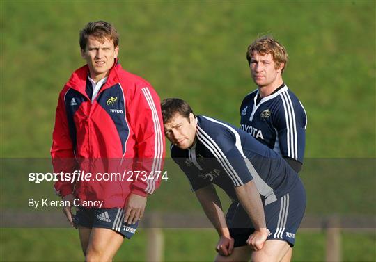Munster Rugby Training - Wednesday