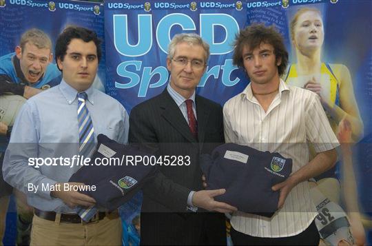 UCD Awards 83 Sports Scholarships for 2007/2008