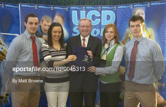 UCD Awards 83 Sports Scholarships for 2007/2008