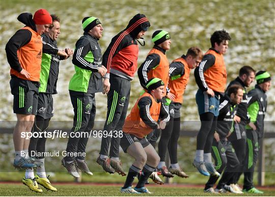 Munster Rugby Squad Training