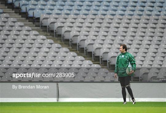 Ireland rugby squad captain's run - Friday