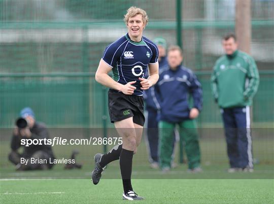 Ireland rugby squad training - Thursday