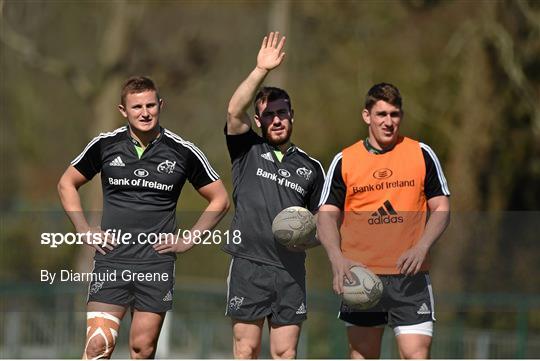 Munster Rugby Squad Training