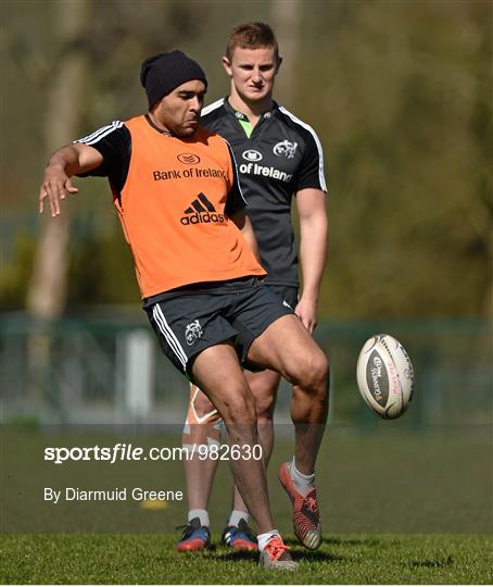 Munster Rugby Squad Training