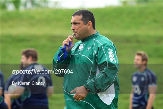 Ireland rugby squad training - Thursday