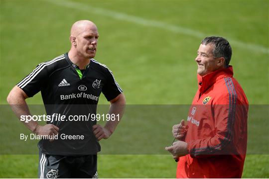 Munster Rugby Squad Training