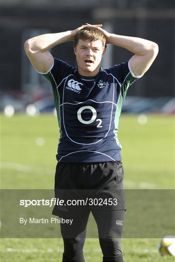 Ireland rugby squad training