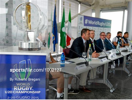 World Rugby U20 Championship Pre Tournament Press Conference