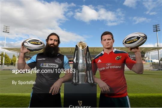 Photocall with the Guinness PRO12 Trophy
